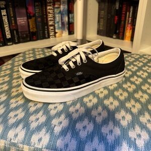 Vans Black Checkered Shoes